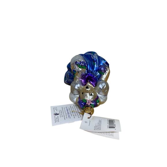 1998 CHRISTOPHER RADKO MUFFY VANDER BEAR PLUM FAIRY 98-NAB-03 6" ORNAMENT - Picture 8 of 8